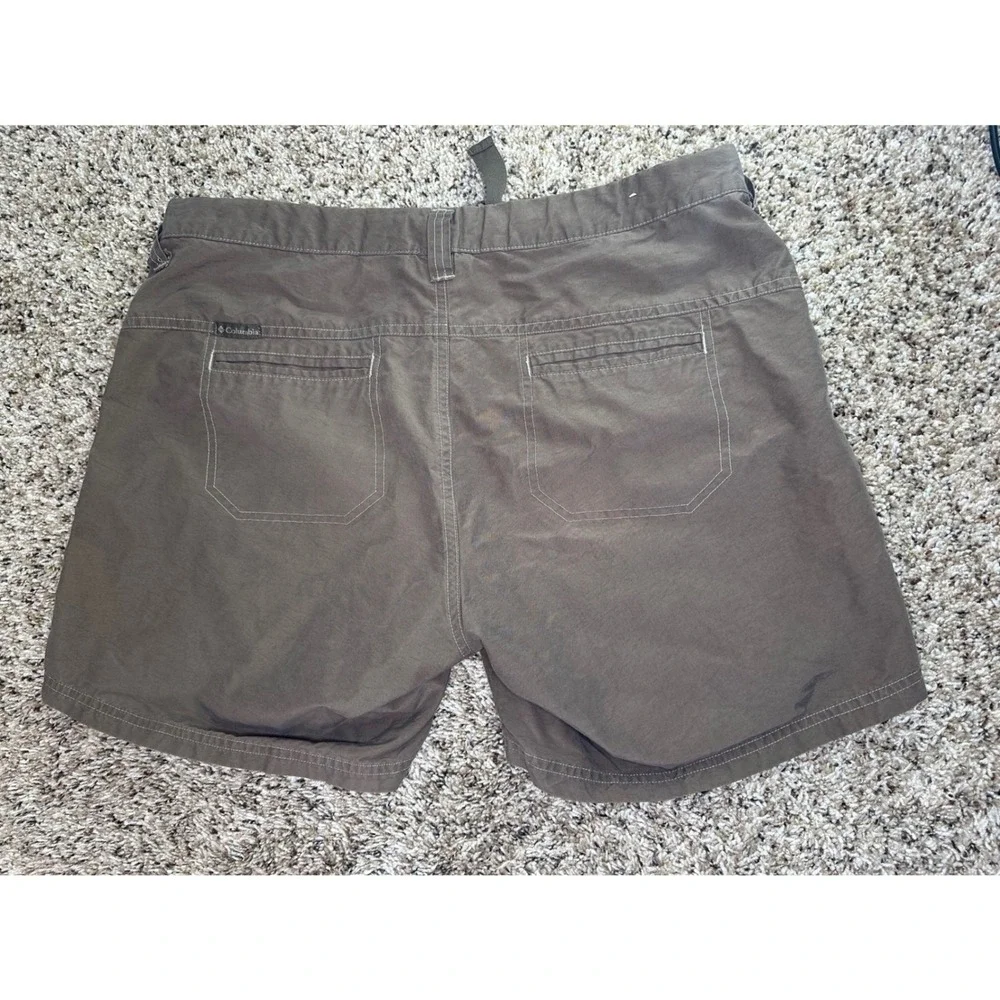 Columbia Womens‎ Brown Hiking Shorts Drawstring Cargo Size 6 Medium Classic